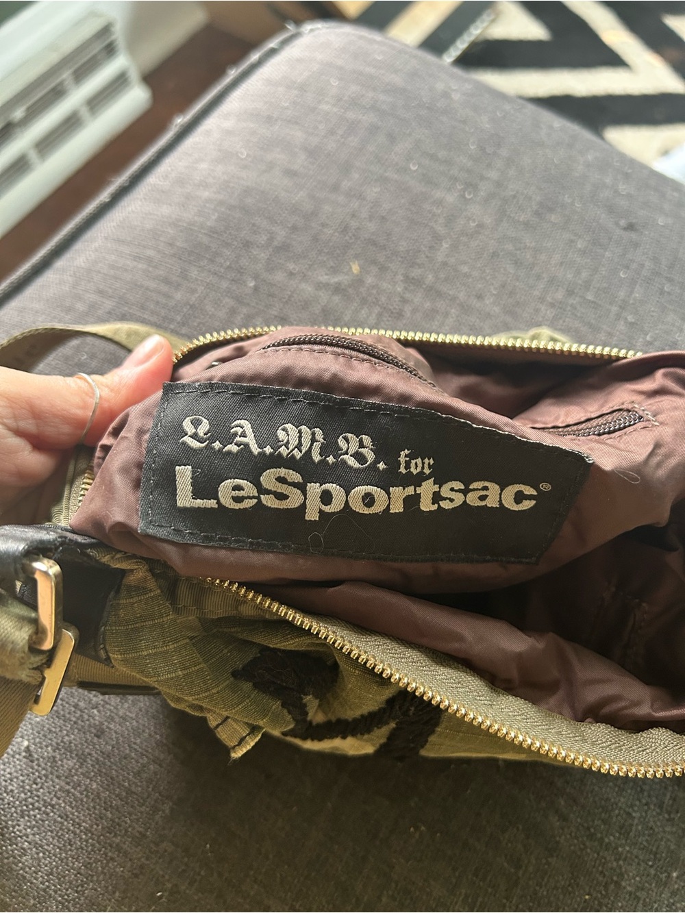 L.A.M.B. by Gwen Stefani Camo Canvas Shoulder Bag - Picture 7 of 10